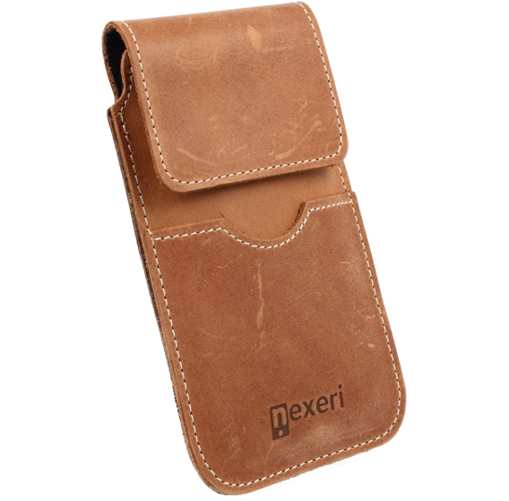 Nexeri Flap Leather case IPHONE X/XS/SAMSUNG GALAXY S6/S20 brown