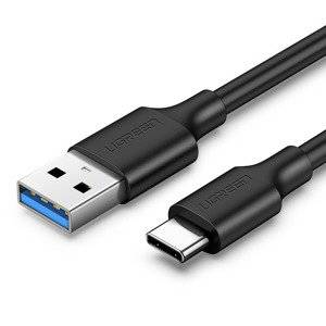 Niklowany kabel USB-C 3.0 UGREEN 1m czarny