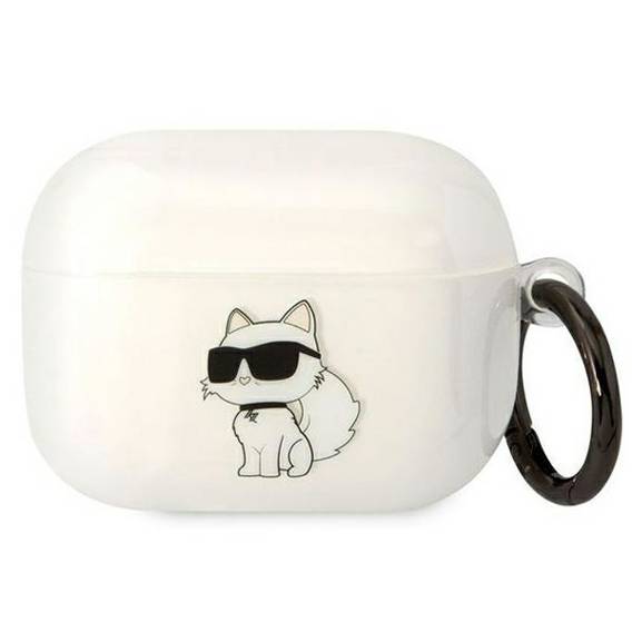 Original Case APPLE AIRPODS PRO Karl Lagerfeld Ikonik Choupette (KLAPHNCHTCT) transparent