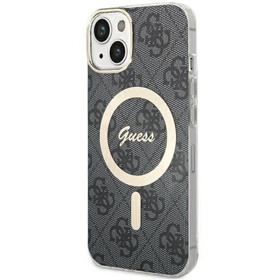 Original Case APPLE IPHONE 15 Guess Hardcase IML 4G MagSafe black