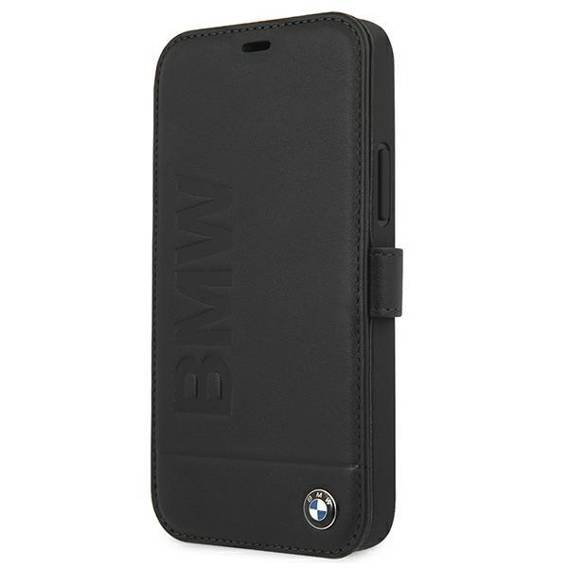 Original Case IPHONE 12 MINI BMW Book Signature (BMFLBKP12SSLLBK) black