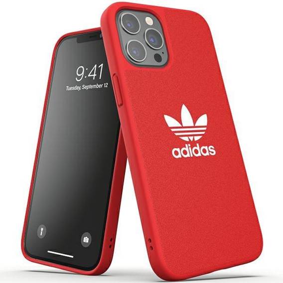 Original Case IPHONE 12 PRO MAX Adidas Moulded Case CANVAS (42270) red