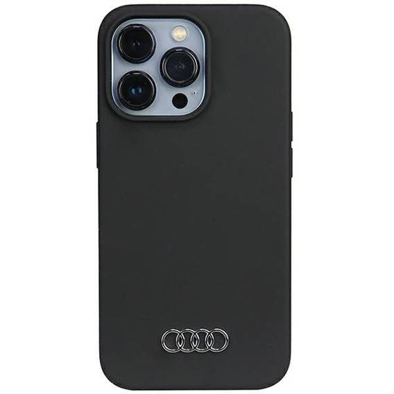 Original Case IPHONE 13 PRO Audi Silicone Case (AU-LSRIP13P-Q3/D1-BK) black