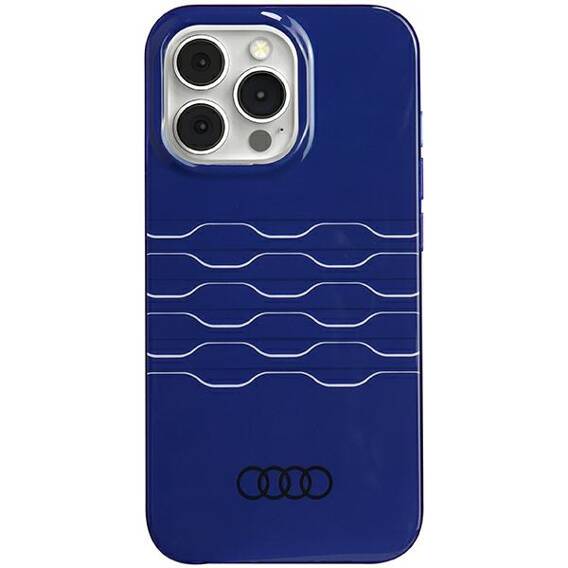Original Case IPHONE 13 PRO MAX Audi IML MagSafe (AU-IMLMIP13PM-A6/D3-BE) blue