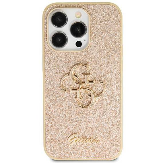 Original Case IPHONE 13 PRO MAX Guess Hardcase Glitter Script Big 4G