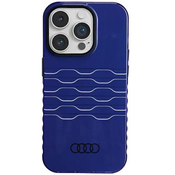 Original Case IPHONE 14 PRO Audi IML MagSafe (AU-IMLMIP14P-A6/D3-BE) blue