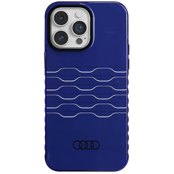 Original Case IPHONE 14 PRO MAX Audi IML MagSafe (AU-IMLMIP14PM-A6/D3-BE) blue