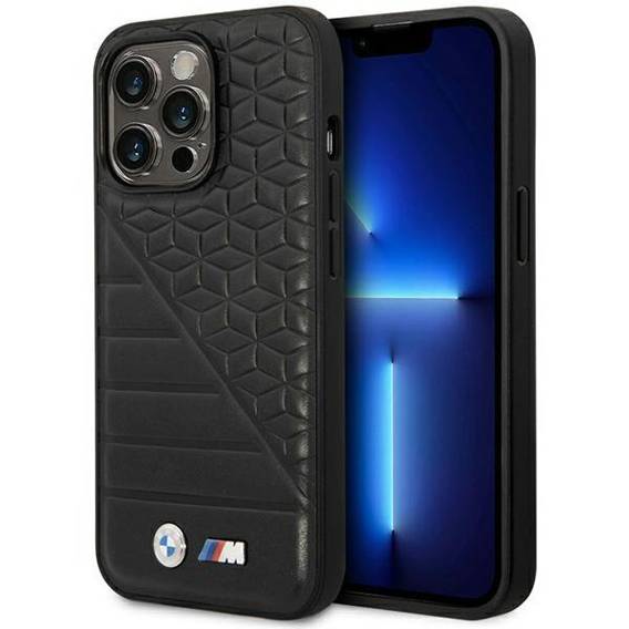 Original Case IPHONE 14 PRO MAX BMW Bi Pattern (BMHCP14X22PMGK) black