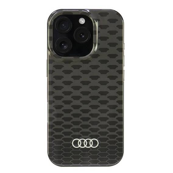 Original Case IPHONE 16 PRO Audi IML Stitching Pattern MagSafe (AU-IMLMIP16P-Q5/D3-BK) black