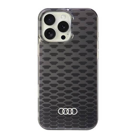 Original Case IPHONE 16 PRO MAX Audi IML Stitching Pattern MagSafe (AU-IMLMIP16PM-Q5/D3-BK) black