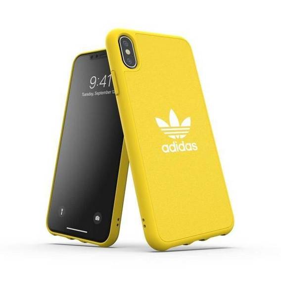 Original Case IPHONE XS MAX Adidas Moulded Case CANVAS (34965) yellow