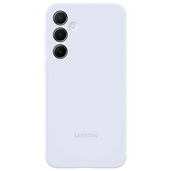 Original Case SAMSUNG GALAXY A55 5G Silicone Cover (EF-PA556TLEGWW) blue