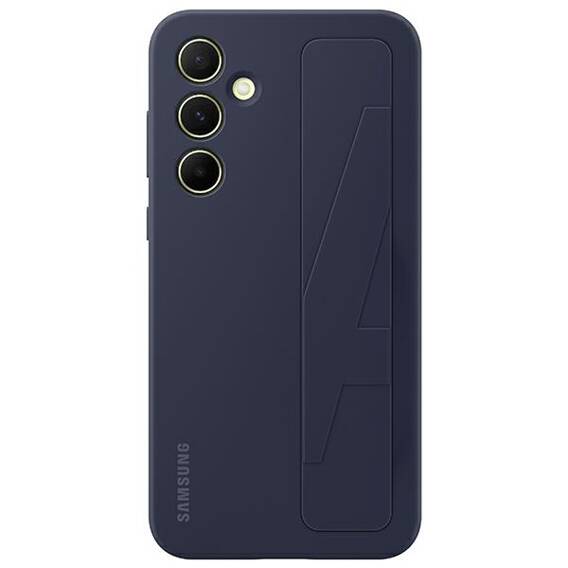 Original Case SAMSUNG GALAXY A55 5G Silicone Cover Strap (EF-GA556TBEGWW) navy blue