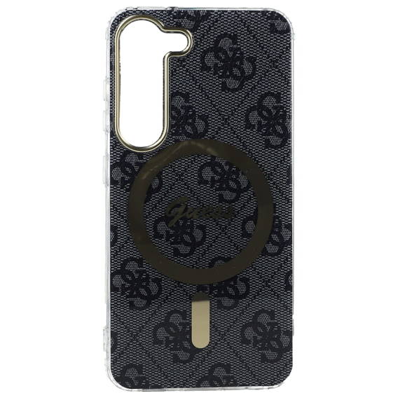 Original Case SAMSUNG GALAXY S23+ Guess Hardcase 4G MagSafe (GUHMS23MH4STK) black