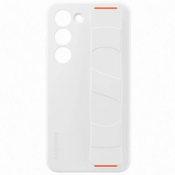 Original Case SAMSUNG GALAXY S23 Silicone Grip Case (EF-GS911TW) white