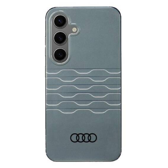 Original Case SAMSUNG GALAXY S24 Audi Hardcase IML Case (AU-IMLS24-A6/D3-GY) gray