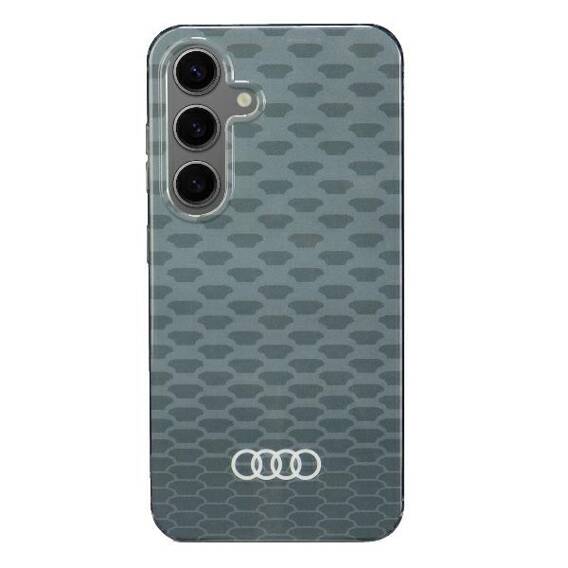 Original Case SAMSUNG GALAXY S24 Audi Hardcase IML Pattern MagSafe Case (AU-IMLMS24-Q5/D3-GY) gray