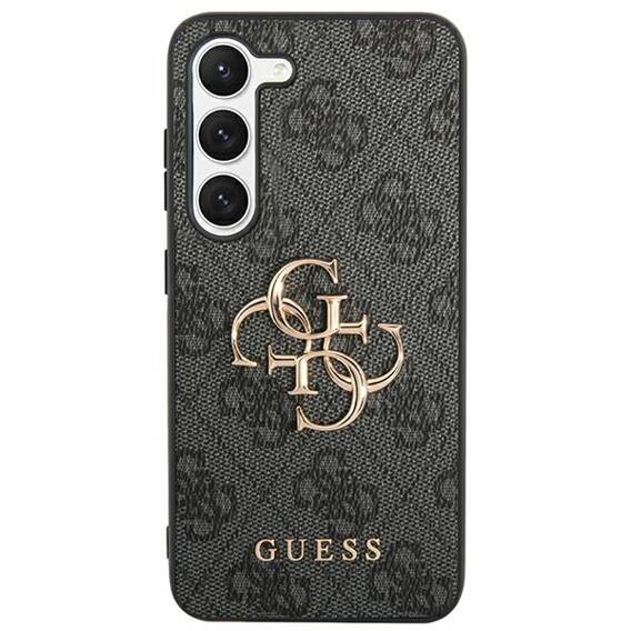 Original Case SAMSUNG GALAXY S24 Guess Hardcase 4G Big Metal Logo (GUHCS24S4GMGGR) black