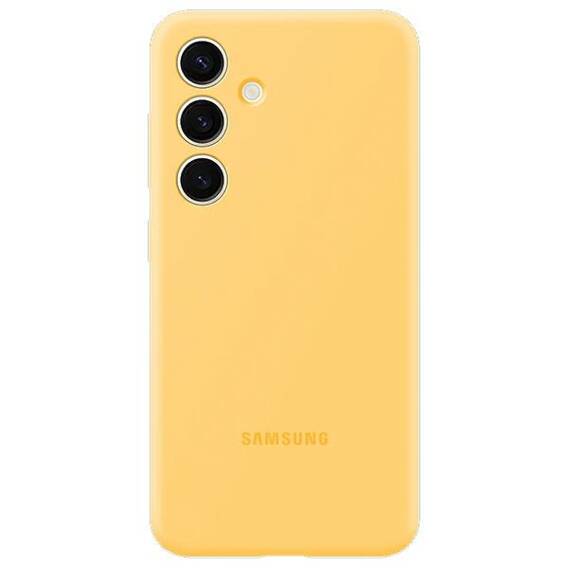 Original Case SAMSUNG GALAXY S24+ Samsung Silicone Case (EF-PS926TYEGWW) yellow