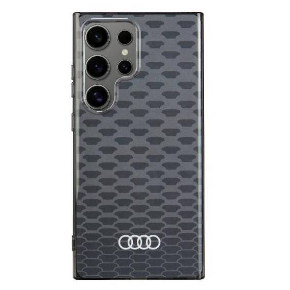 Original Case SAMSUNG GALAXY S24 ULTRA Audi Hardcase IML Pattern MagSafe Case (AU-IMLMS24U-Q5/D3-BK) black