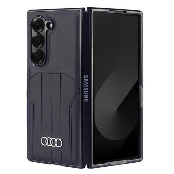 Original Case SAMSUNG GALAXY Z FOLD 6 Audi Synthetic Leather (AU-TPUPCMFold6-Q5/D1-BK) black