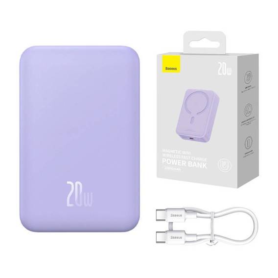 Powerbank Baseus Magnetic Mini 20000mAh 20W (purple)