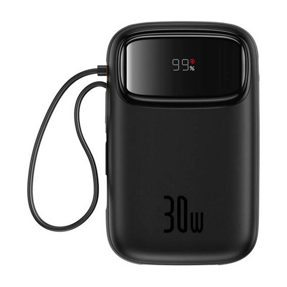 Powerbank Baseus QPow 2 10000mAh 30W 2xUSB-C (black)