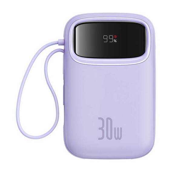 Powerbank Baseus QPow 2 10000mAh 30W 2xUSB-C (purple)