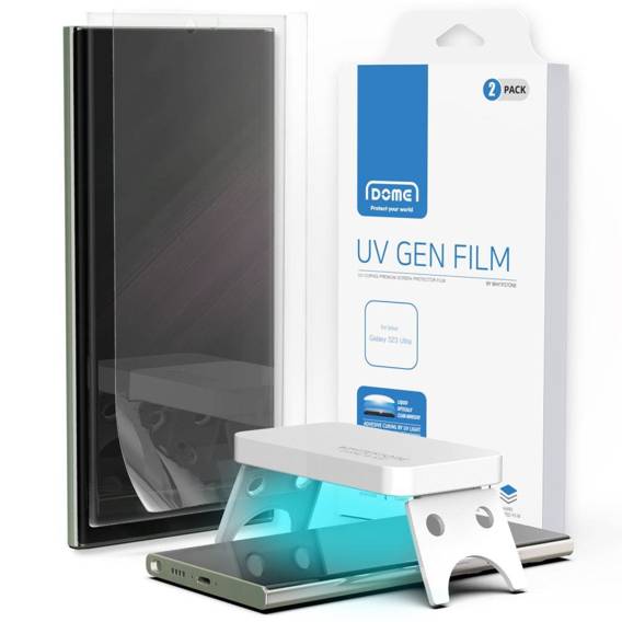 Protective Film SAMSUNG GALAXY S23 ULTRA Whitestone Dome UV GEN Film 2-pack Clear