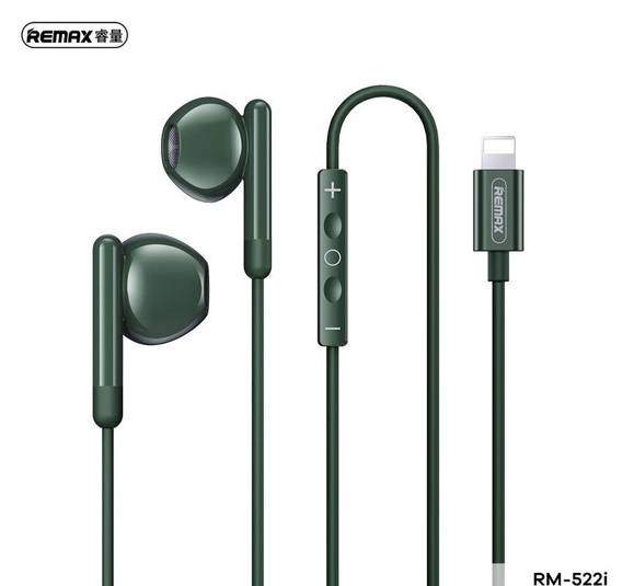 REMAX RM-522i GREEN HEADPHONES