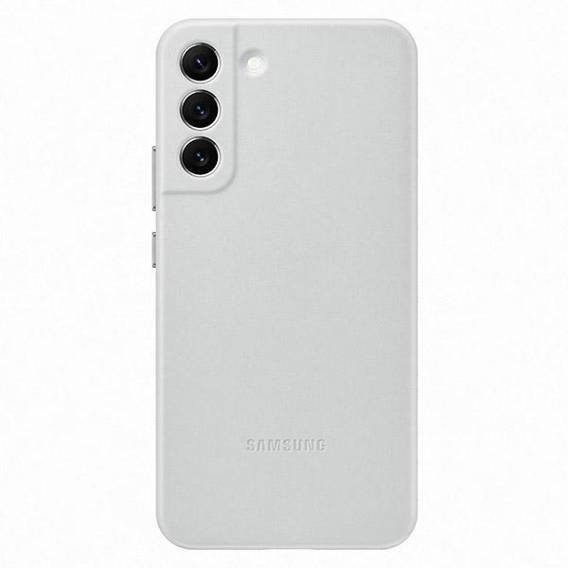 Samsung EF-VS906LJ S22+ S906 case light gray/light gray Leather Cover