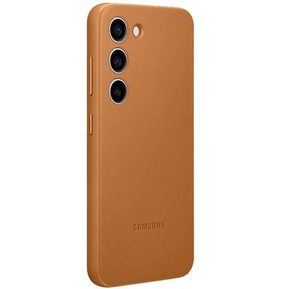 Samsung EF-VS916LA S23+ S916 camel Leather Cover