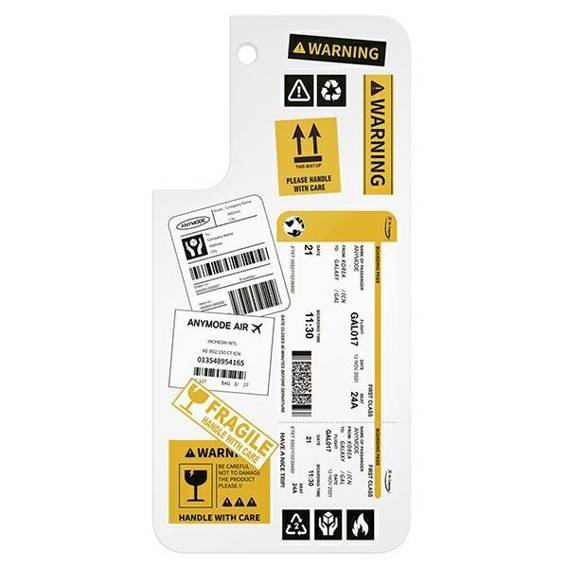 Samsung GP-TOU021AMIWW Panel for Galaxy S22 Frame Cover white/white