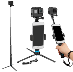 Selfie stick / tripod Telesin for sport cameras (GP-MNP-090-S)