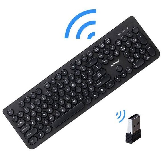 Smart Keyboard Wireless USB 2.4GHz KAKU Smart Keyboard (KSC-464) black