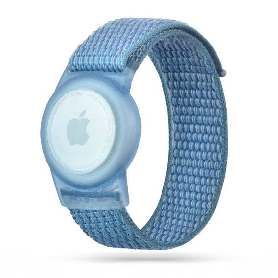 Strap for APPLE AIRTAG Tech-Protect Nylon For Kids blue