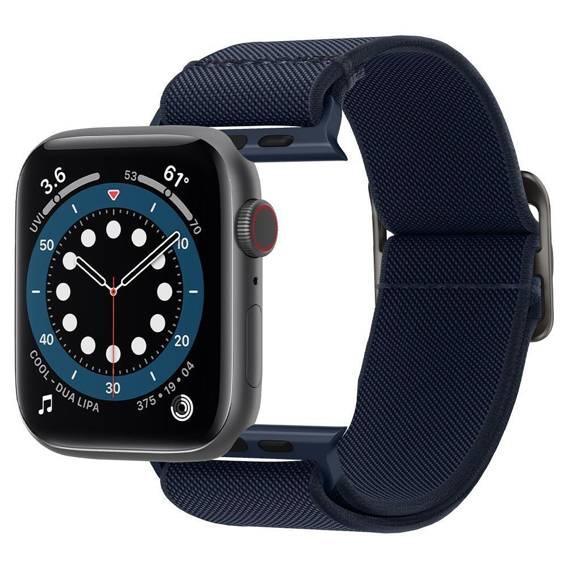 Strap for APPLE WATCH 2 / 3 / 4 / 5 / 6 / SE (42/44 MM) Spigen Fit Lite navy blue