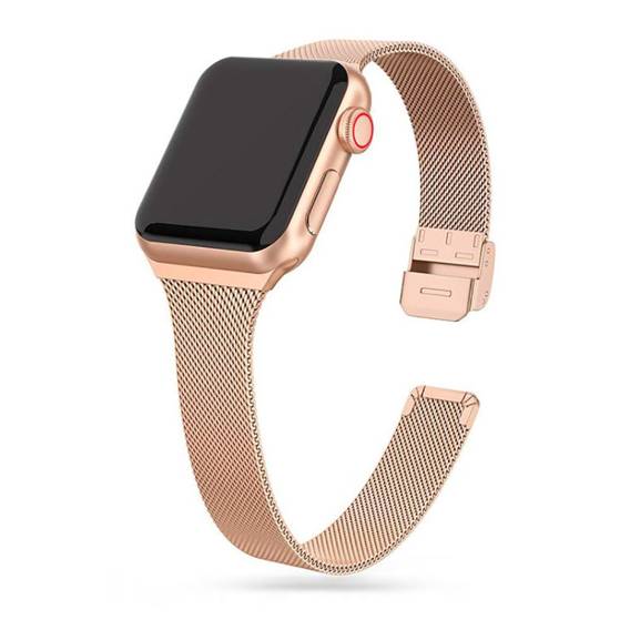 Strap for APPLE WATCH 4 / 5 / 6 / 7 / SE (38 / 40 / 41 MM) Tech-Protect Thin Milanese gold