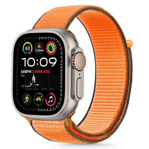 Strap for APPLE WATCH 6 / 7 / 8 / 9 / 10 / SE (40 / 41 / 42 MM) Tech-Protect Nylon Kumquat