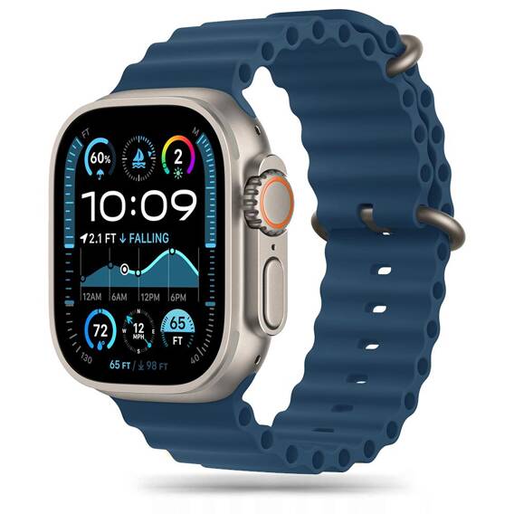 Strap for APPLE WATCH 6 / 7 / 8 / 9 / 10 / SE / ULTRA 1 / 2 (44 / 45 / 46 / 49 MM) Tech-Protect IconBand Abyss Blue