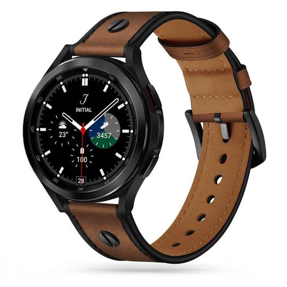 Strap for SAMSUNG GALAXY WATCH 4 (40MM) / (44MM) / GALAXY WATCH 4 CLASSIC (46MM) / (42MM) Tech-Protect Screwband brown