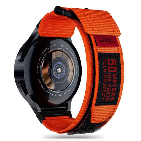Strap for SAMSUNG GALAXY WATCH 4 / 5 / 5 PRO / 6 Tech-Protect Scout Pro orange