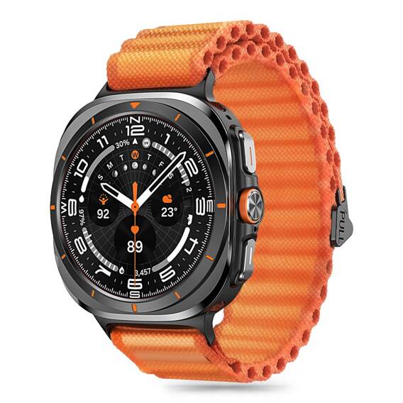 Strap for SAMSUNG GALAXY WATCH ULTRA (47MM) Tech-Protect Weave Pro orange