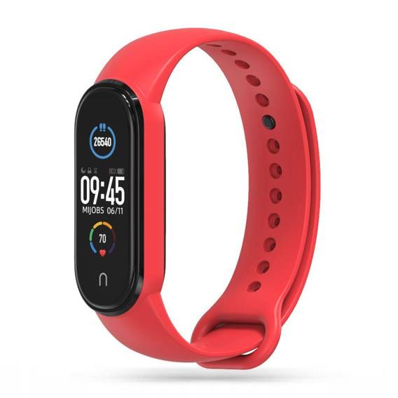 Strap for XIAOMI MI BAND 5 / 6 / 6 NFC / 7 Tech-Protect IconBand red
