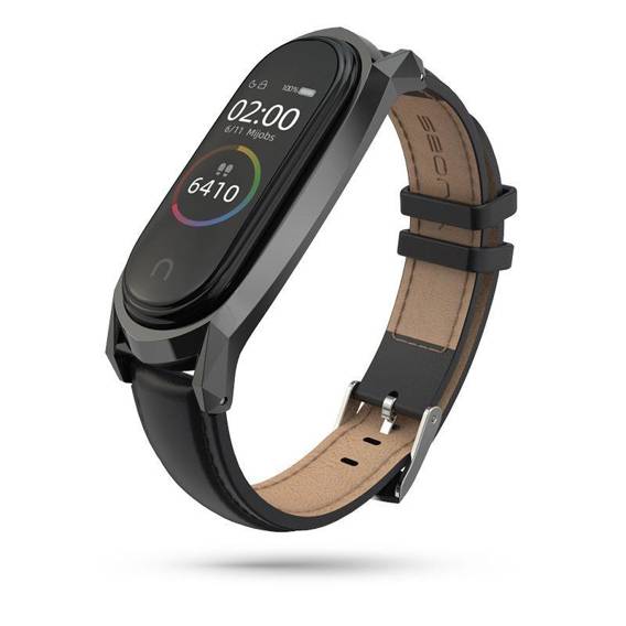 Strap for XIAOMI MI SMART BAND 5 / 6 / 6 NFC / 7 Tech-Protect Herms black