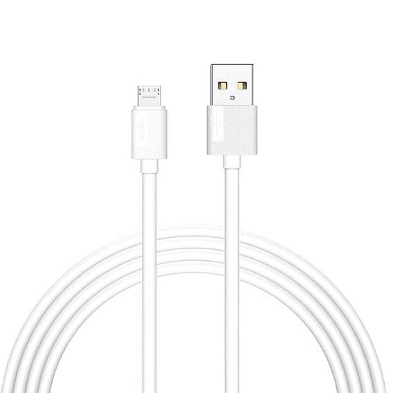 T-PHOX NETS MICRO USB WHITE CABLE 2.4A ; PVC ; 1.2M