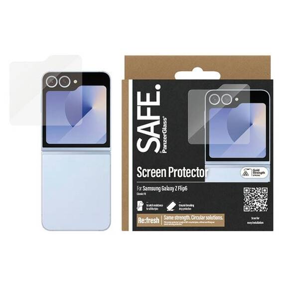 Tempered Glass 5D SAMSUNG GALAXY Z FLIP 6 SAFE by PanzerGlass Tempered Glass (SAFE95866)