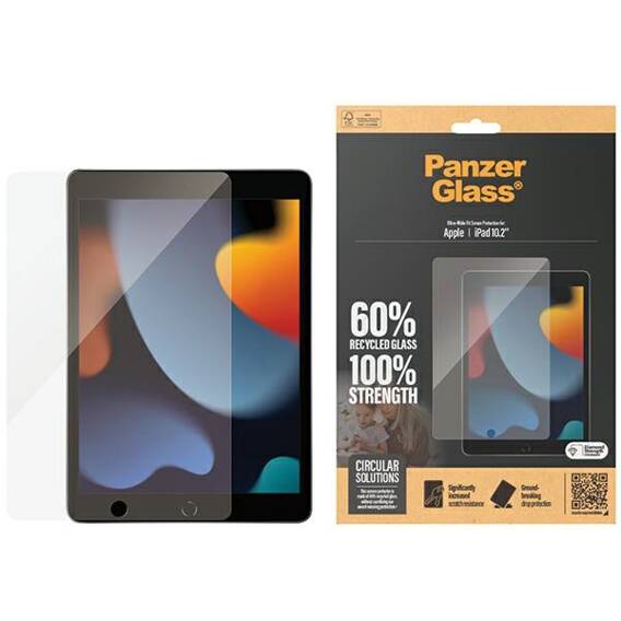 Tempered Glass APPLE IPAD 10.2 (7GEN / 8GEN / 9GEN) PanzerGlass Ultra-Wide Fit Screen Protection 2841