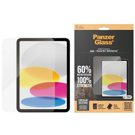 Tempered Glass APPLE IPAD AIR 10.9 (6GEN) PanzerGlass Ultra-Wide Fit Screen Protection 2833
