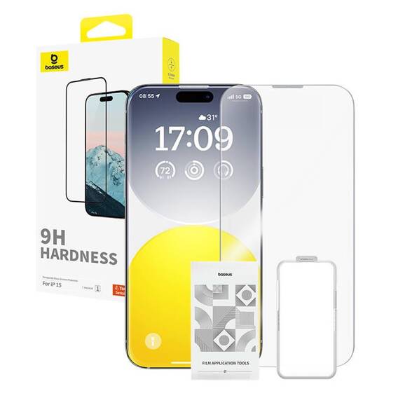 Tempered Glass APPLE IPHONE 15 Baseus Diamond Glass Clear